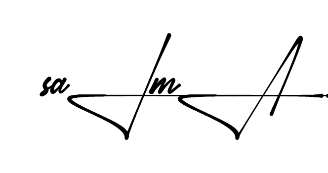 Unique Saima signature design