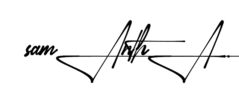 Unique Samantha signature design