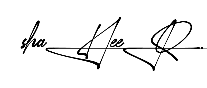 Unique Shaheer signature design