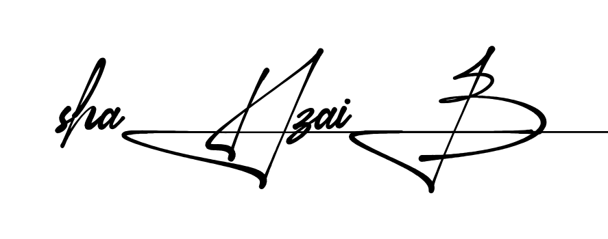 Unique Shahzaib signature design