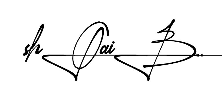 Unique Shoaib signature design