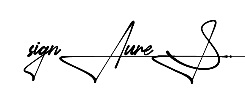 Signature S handwritten-looking signature idea
