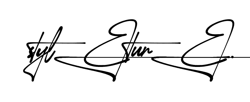 Style Signature handwritten-looking signature idea