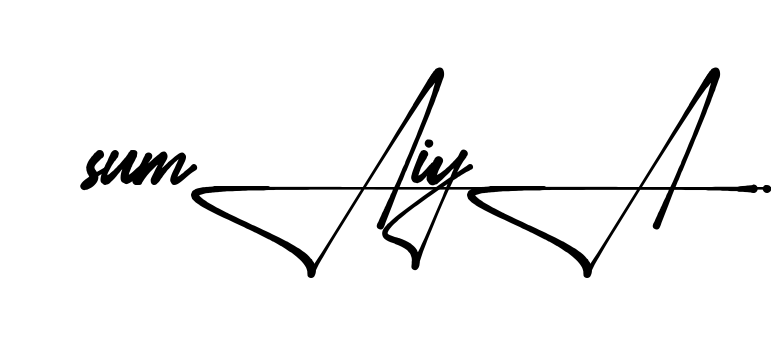 Unique Sumaiya signature design