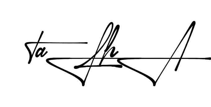 Unique Talha signature design