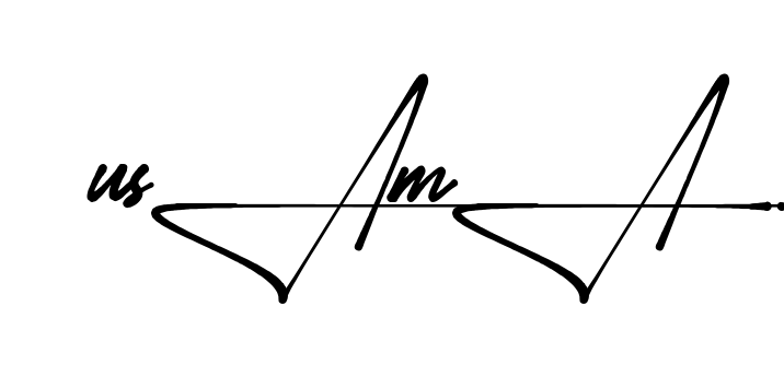 Unique Usama signature design