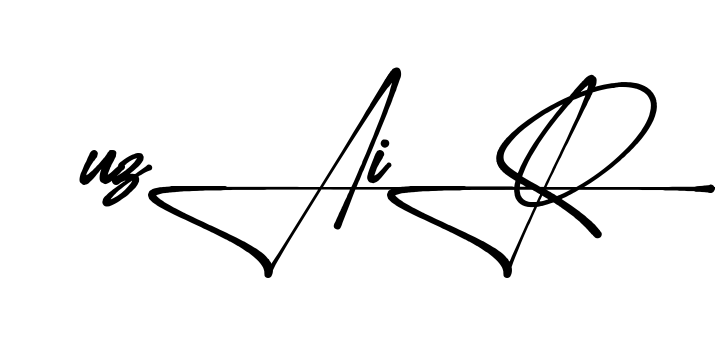 Unique Uzair signature design
