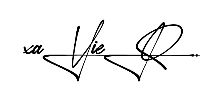 Unique Xavier signature design