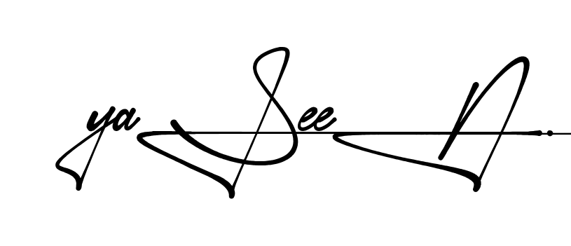 Unique Yaseen signature design