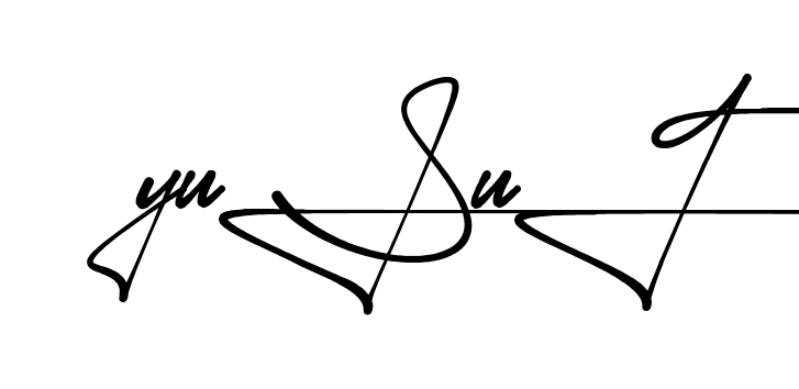 Unique Yusuf signature design