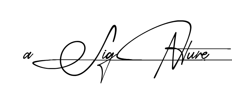 A Signature name signature design preview