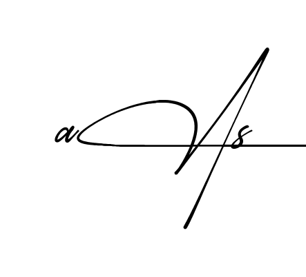Aa S name signature design preview