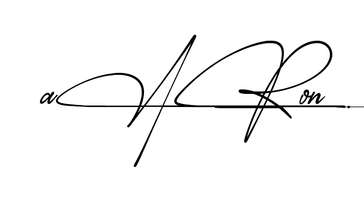 Easy Aaron signature idea
