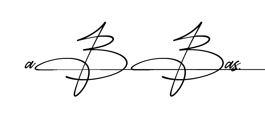 Easy Abbas signature idea