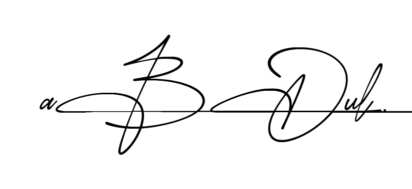 Easy Abdul signature idea