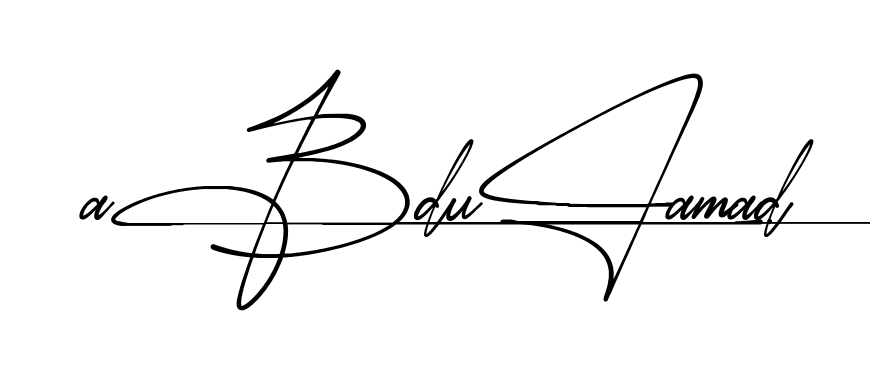 Easy Abdul Samad signature idea