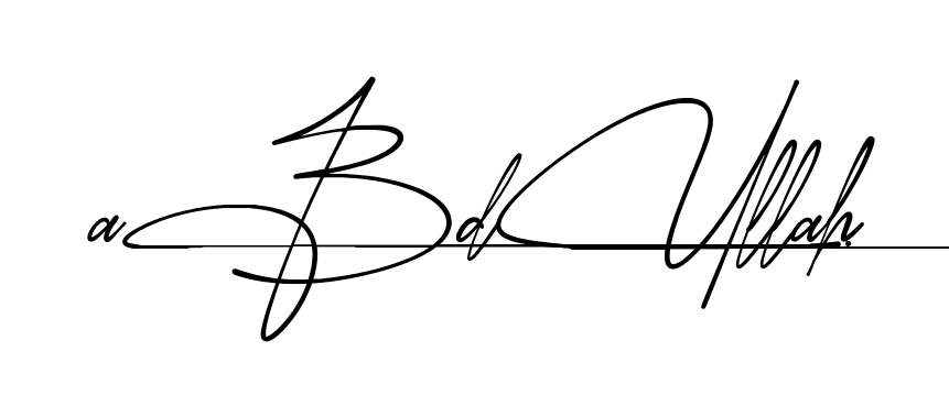 Easy Abdullah signature idea