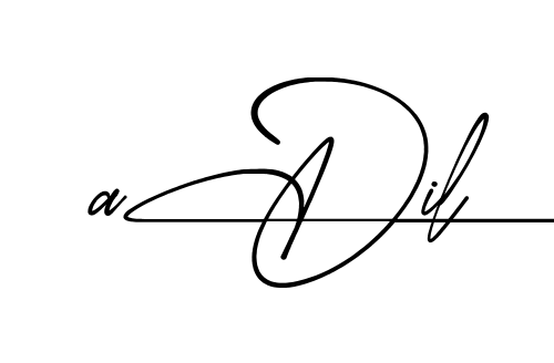 Easy Adil signature idea
