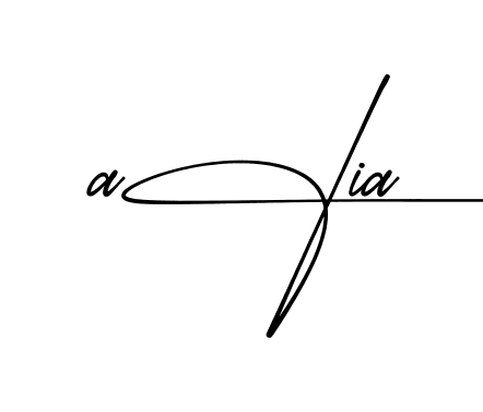 Easy Afia signature idea