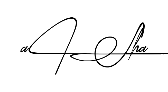 Easy Aisha signature idea