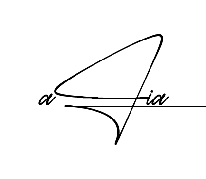 Easy Alia signature idea