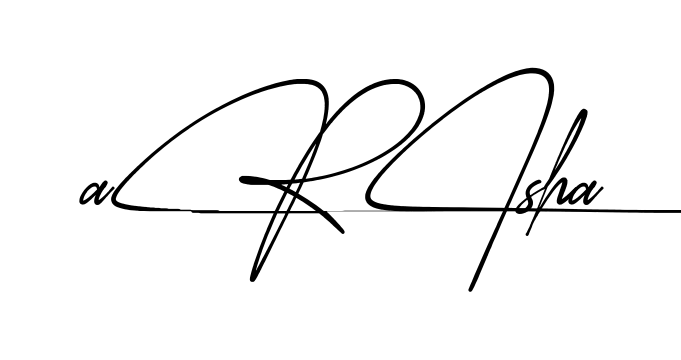 Easy Arisha signature idea