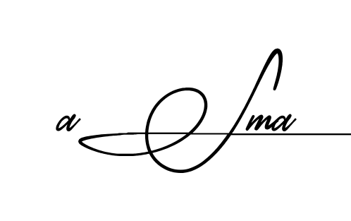 Easy Asma signature idea