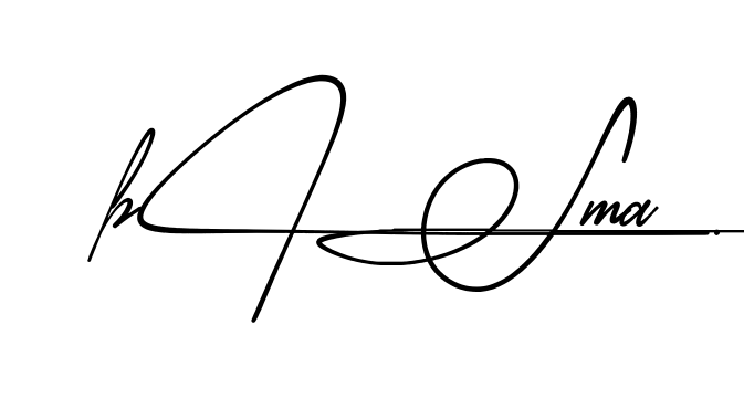 Easy Bisma signature idea