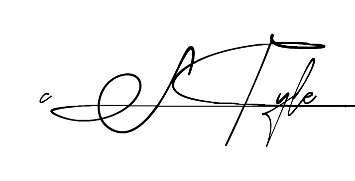 C Style name signature design preview