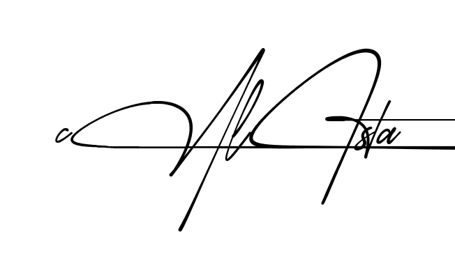 Calista name signature design preview