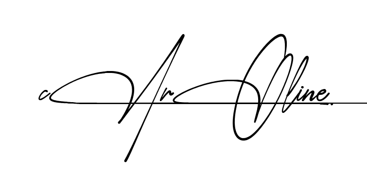 Easy Caroline signature idea
