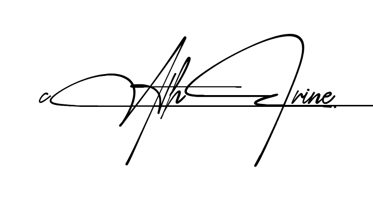 Easy Catherine signature idea