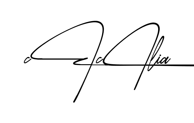 Easy Cecilia signature idea