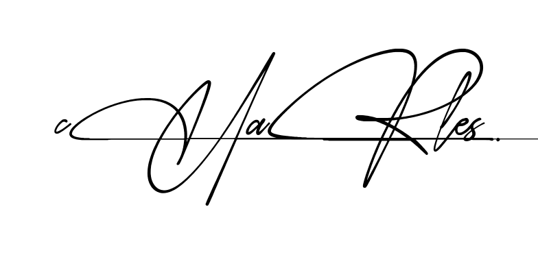 Easy Charles signature idea