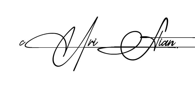 Easy Christian signature idea