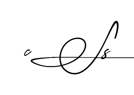 Cs S name signature design preview