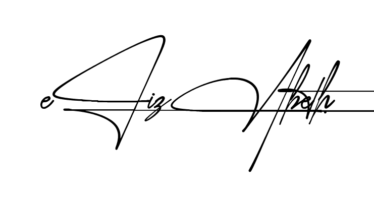Easy Elizabeth signature idea