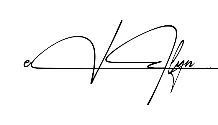 Easy Evelyn signature idea
