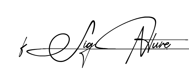 F Signature name signature design preview