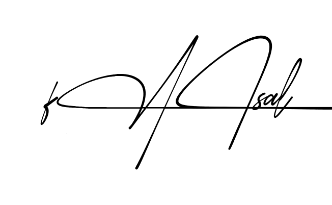 Easy Faisal signature idea