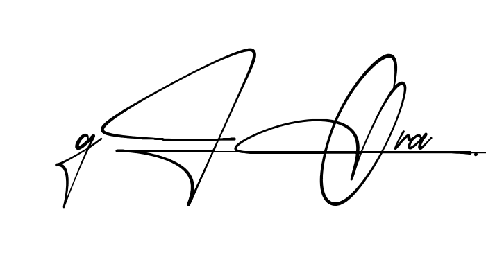 Glora name signature design preview