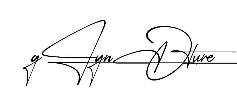 Glynda Signature name signature design preview