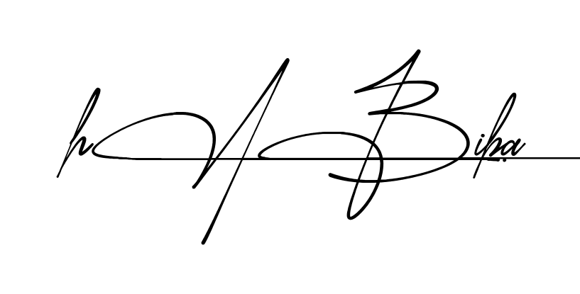 Easy Habiba signature idea