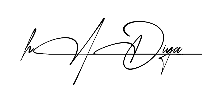 Easy Hadiya signature idea