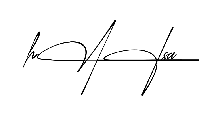 Easy Hafsa signature idea