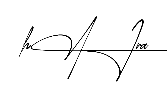 Easy Hajra signature idea