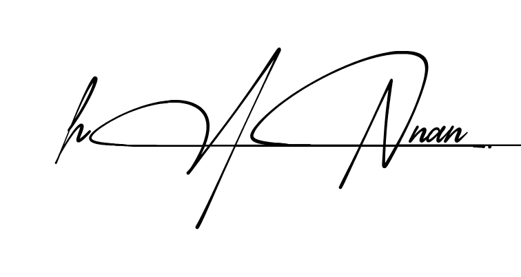 Hannan name signature design preview