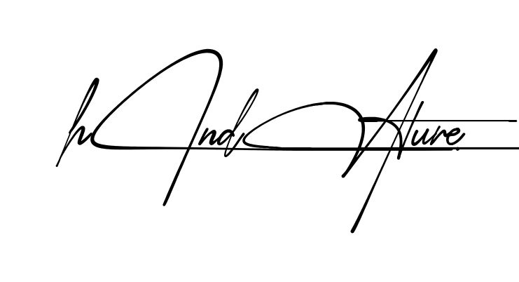 Hinda Signature name signature design preview