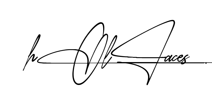 Hollace S name signature design preview