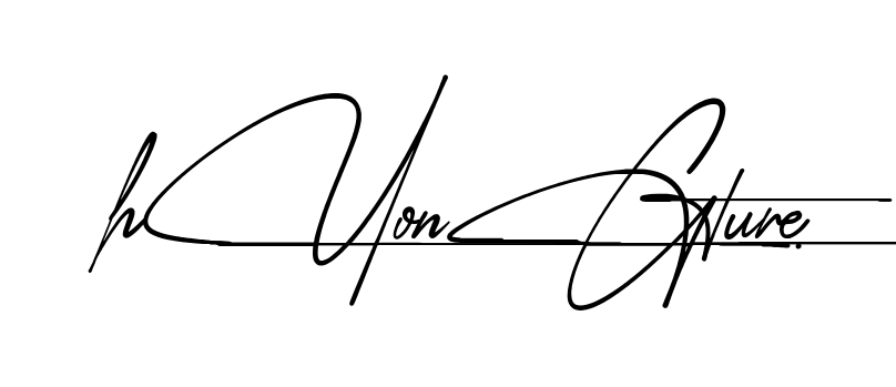 Huong Signature name signature design preview